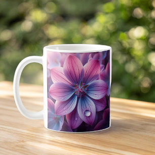 Mug Fleur de printemps rose et pourpre Lilac