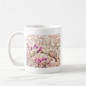 Mug Fleur de printemps rose pourpre en floraison (Gauche)