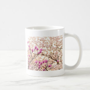 Mug Fleur de printemps rose pourpre en floraison
