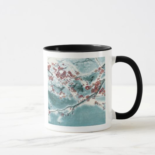 Mug Fleur de prune dans la neige (Droite)