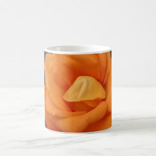 Mug Fleur de rose orange