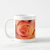 Mug Fleur de rose orange rose (Gauche)