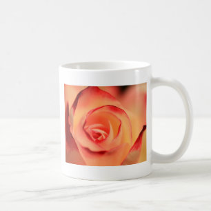 Mug Fleur de rose orange rose
