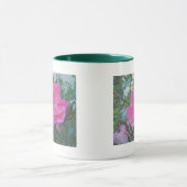 Mug fleur de rose rose (Centre)