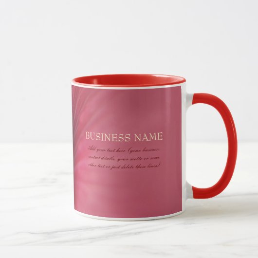 Mug Fleur de rouge de passion (Droite)