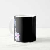 Mug Fleur de sensibilisation à la prévention du suicid (Devant gauche)