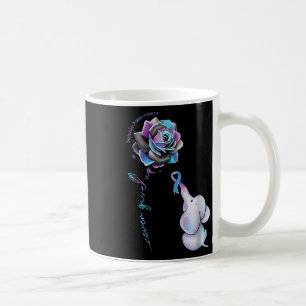 Mug Fleur de sensibilisation à la prévention du suicid
