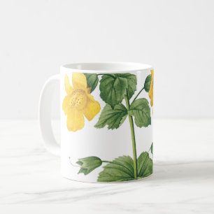 Mug fleur de singe (Mimulus sp.) par Redouté