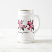 Mug : Fleur de Soeur Rouge Hawaïenne (Devant droit)