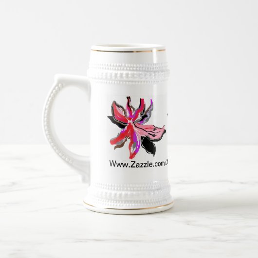 Mug : Fleur de Soeur Rouge Hawaïenne (Gauche)