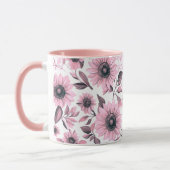 Mug Fleur de soleil rose (Gauche)