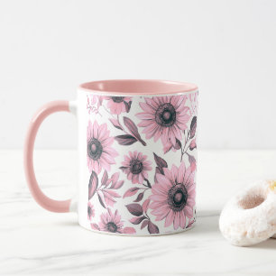 Mug Fleur de soleil rose