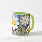 Mug fleur de sourire (Devant droit)