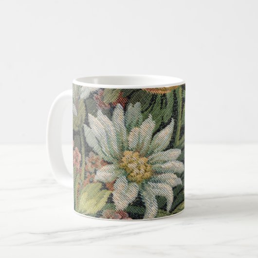 Mug Fleur de toile 001 (Devant gauche)