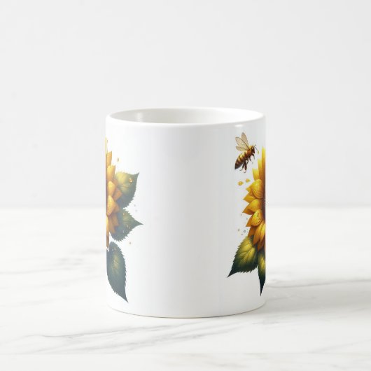 Mug Fleur de tournesol été (Centre)