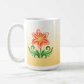 Mug Fleur de vecteur : (Gauche)