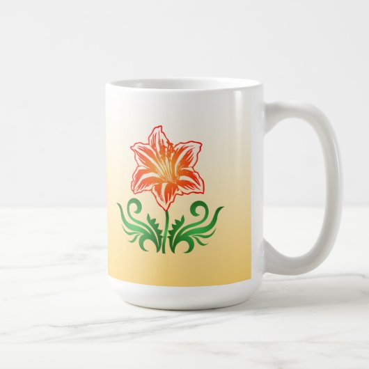 Mug Fleur de vecteur : (Droite)