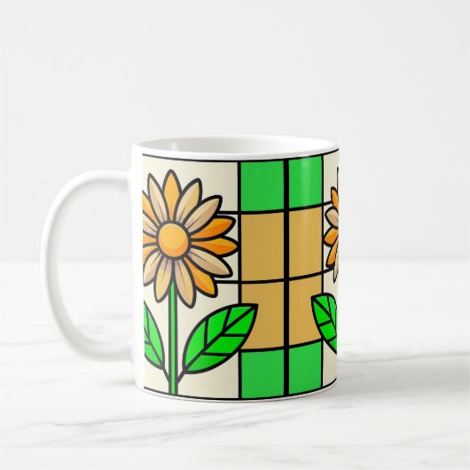 Mug Fleur de verre tendu (Gauche)