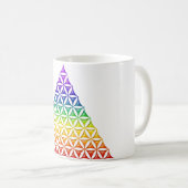 Mug Fleur de vie / Blume des Lebens - chakra pyramidal (Devant droit)