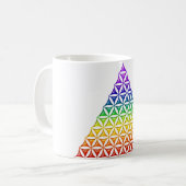 Mug Fleur de vie / Blume des Lebens - chakra pyramidal (Devant gauche)