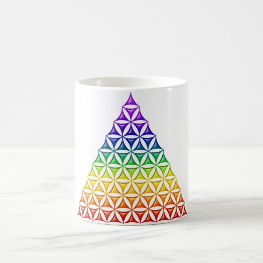 Mug Fleur de vie / Blume des Lebens - chakra pyramidal (Centre)