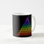 Mug Fleur de vie / Blume des Lebens - chakra pyramidal (Devant droit)