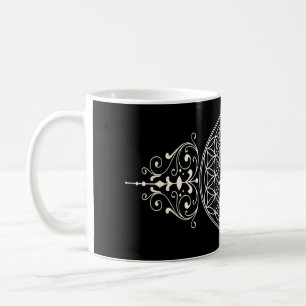 Mug Fleur de vie / Blume des Lebens - vintage I