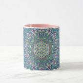 Mug Fleur de Vie - Mandala de style indien 1 (Centre)