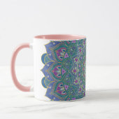 Mug Fleur de Vie - Mandala de style indien 1 (Gauche)