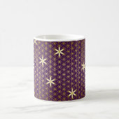 Mug Fleur De Vie - motif sans soudure - doré (Centre)
