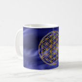 Mug Fleur De Vie | or, petit (Devant gauche)