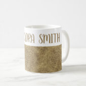 Mug Fleur de vie - soleil - motif continu 4 (Devant droit)