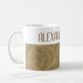 Mug Fleur de vie - soleil - motif continu 4 (Gauche)