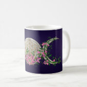 Mug Fleur de vie Triple Lune Lotus (Devant droit)