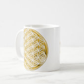 Mug Fleur de Vivre / Or plein (Devant gauche)