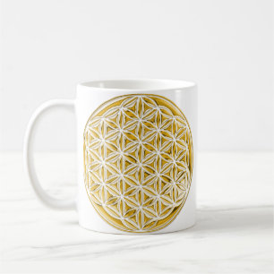 Mug Fleur de Vivre / Or plein