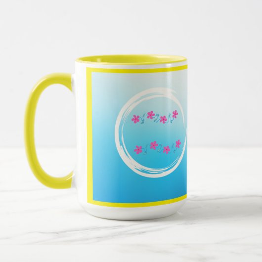 Mug Fleur dégradée (Gauche)