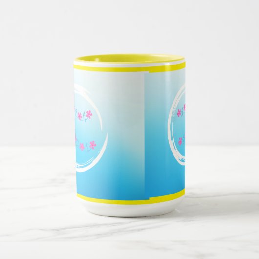 Mug Fleur dégradée (Centre)