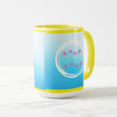 Mug Fleur dégradée (Devant droit)