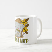 Mug fleur d'éléphant et de champa (Devant droit)