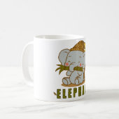 Mug fleur d'éléphant et de champa (Devant gauche)