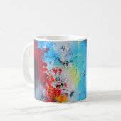 Mug Fleur d'encre océanique (Devant gauche)