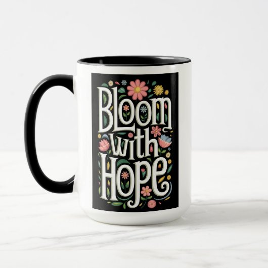 Mug Fleur d'espoir (Gauche)