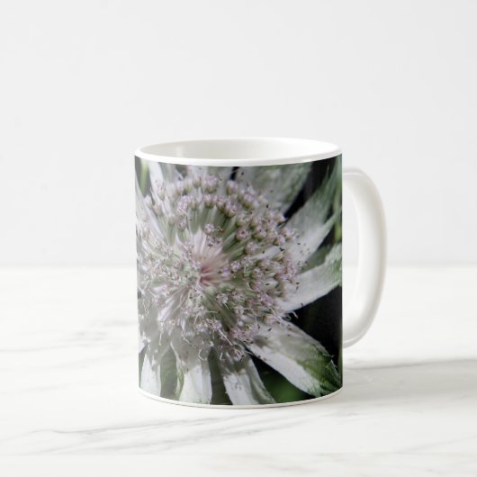 Mug Fleur d'été blanche (Devant droit)