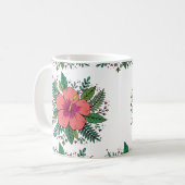 Mug Fleur d'Hibiscus, botanique florale (Devant gauche)
