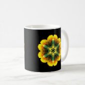 Mug Fleur d'hippie psychédélique (Devant droit)