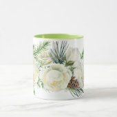 Mug Fleur d'hiver à l'aquarelle (Centre)