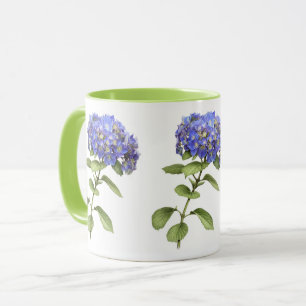 Mug Fleur d'Hortensia Bleu
