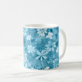 Mug Fleur d'Océan Turquoise Botanique (Devant droit)