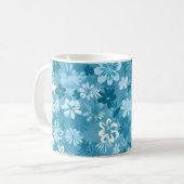 Mug Fleur d'Océan Turquoise Botanique (Devant gauche)